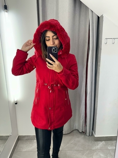 Parka La batida forrada - Vermelha na internet