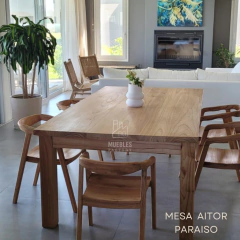 MESA AITOR 100% MACIZA EN PARAISO