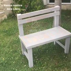 BANCO AIRE LIBRE RÚSTICO