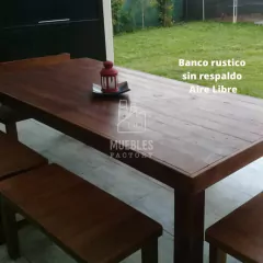 BANCO AIRE LIBRE RÚSTICO en internet
