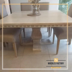 COMBO RESTORATION:MESA CUADRADA Y SILLAS- en internet
