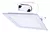 Plafon CUADRADO LEYMAY FRIO de 18w EMBUTIR - comprar online