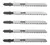 Kit Hojas Calar Caladora Bremen Encastre T Metal X 5u