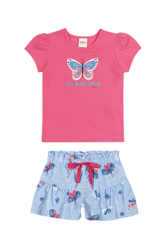 Conjunto Infantil Menina Fly Butterfly Elian 231850