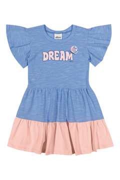 Vestido Infantil Menina Curto Estampado Glitter Dream Elian