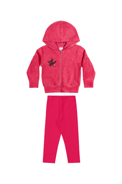 Conjunto Infantil Menina Bordado Estrela 231918 - comprar online