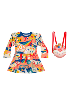 Vestido Infantil Menina Fun com Bolsa Unicórnio Elian 231929 - comprar online