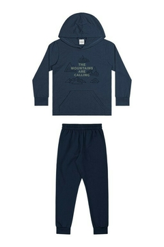 Conjunto Menino Camiseta com Capuz Elian241336 na internet