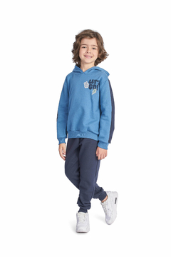 CONJUNTO INFANTIL MASCULINO LETS GO EM MOLETOM 6601