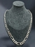 Corrente de prata masculina 3x1 12MM 70CM - comprar online