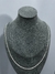 Corrente de prata masculina 1x1 3MM 60CM - comprar online