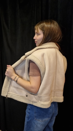 Chaleco carol con corderito - comprar online