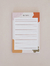 Kit de Planner em bloco - planner não datado