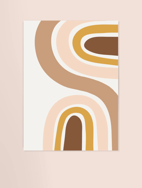 Quadro decorativo - boho rainbows