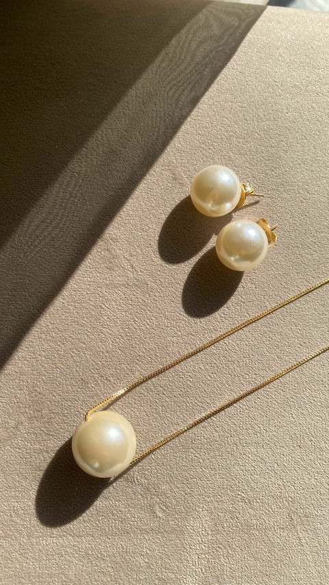 COLAR BOLA PEROLA ELOISA