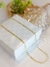 Chocker folheada a ouro 18k com mini bolinhas chapa lisa