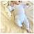 Conjunto Body e Calça Pijama Canelado Liso Longo Poliviscose