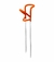 SUPORTE DE VARA EMBORRACHADO JR PESCA (38cm) - VARIAS CORES