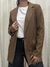 Blazer Zeta Tostado - LARA GALEANO