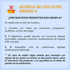 100 Fundas y Micas Para Celular al Azar GRADO A