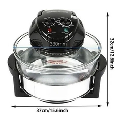 Horno Halogeno Multifuncional Freidora De Aire 12 Litros