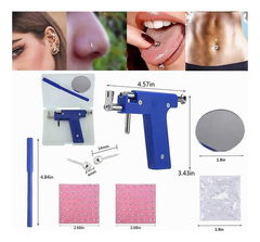 Kit Pistola Perforadora Aros Pircing + Aros Acero Inoxidable - comprar online