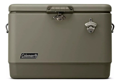 Conservadora Steel Belted Coleman 54qt 85 Latas Acero Inox