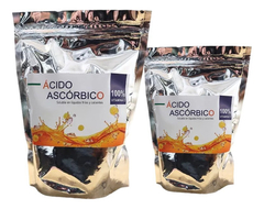 Combo Xantana Vitamina C En Polvo 1u 1 Kg + 1u 500 Gr