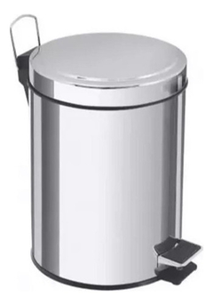 Basurero Papelero Pedal 3 Lts Acero Inoxidable - comprar online