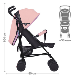 Coche Bebe Paraguita Plegable Con Capota Reclinable Tipo Cama Ultra Liviano Muy Práctico Ruedas Dobles Con Freno - tienda online