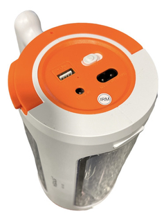 Linterna Led Camping Campamento Recargable 3 Tubos Linterna Naranja Luz Blanco - tienda online