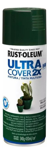 Pintura Aerosol Ultra Cover Rust Oleum 2x 340g/426ml Brillan - tienda online