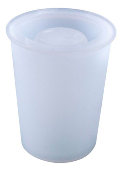 Molde De Silicona Para Maceta Cilindro Yeso Cemento Resina - tienda online