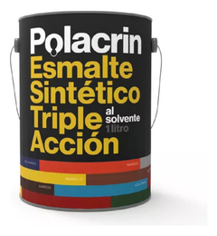 Esmalte Sintetico Triple Accion X 4 Lt Polacrin Rendimiento - tienda online