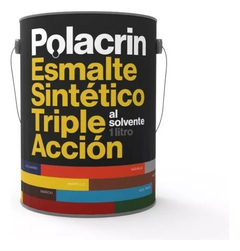 Imagen de Esmalte Sintetico Triple Accion X 1 Lt Polacrin Rendimiento