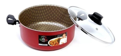Cacerola Antiadherente No24jovifel Rivoli 4,5 Lts Bordo
