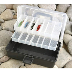 Caja De Pesca Waterdog 2 Bandejas 14 Divisiones Btr18702 - comprar online