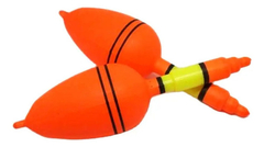 Set De Flotador Grande De Pesca Naranjo Color Naranja