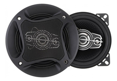 Kit 2 Parlantes Auto 10cm Redondo 250wmax Coaxial / 213106 Color Negro-213106 C45