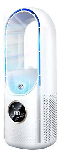 Ventilador De Mesa Sin Aspas Usb Aire Acondicionado Portátil Cantidad De Aspas 6 Estructura Verde Diámetro 10 Frecuencia 60hz Material De Las Aspas Plástico