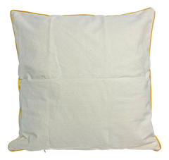 Funda Para Cojín Bordado Flores Textura 45x45 Cm - tienda online