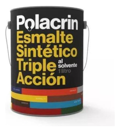 Esmalte Sintetico Triple Accion X 1 Lt Polacrin Rendimiento en internet