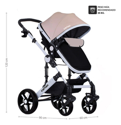 Cochecito De Paseo Cartan Stl500 Plus Color Beige en internet