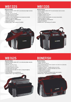 Bolso De Pesca Pejerrey Waterdog Wb1325 Bolsillos Picnic - comprar online