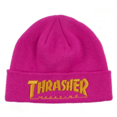 Gorro Thrasher Magazine Fucsia Amarillo