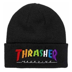 Gorro Thrasher Rainbow Negro Multicolor
