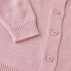 CARDIGAN PUNTILLA ROSA VIEJO - tienda online