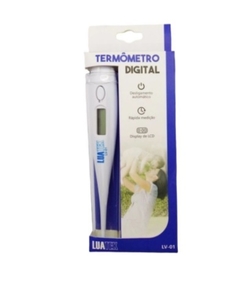Termômetro Digital Display LCD Temperatura Corporal Luatek