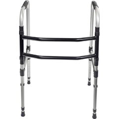 Andador Aluminio Dobravel 2 Barras Idoso Indaia