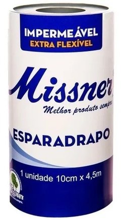 Esparadrapo Impermeável Branco 10,0cmx4,5m 1 Unidade
